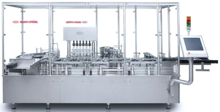 Bausch+Ströbel FVF5061 filling line at Valphira
