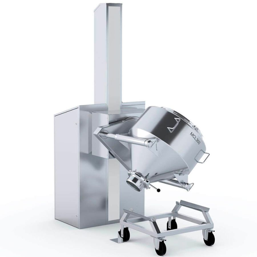 Container-Mischer MCL300 für Chargen von 50 bis 600 kg